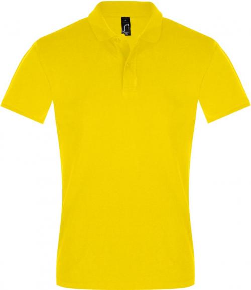 Рубашка поло мужская Perfect Men 180 желтая, размер S
