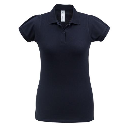 Рубашка поло женская Heavymill темно-синяя, размер L