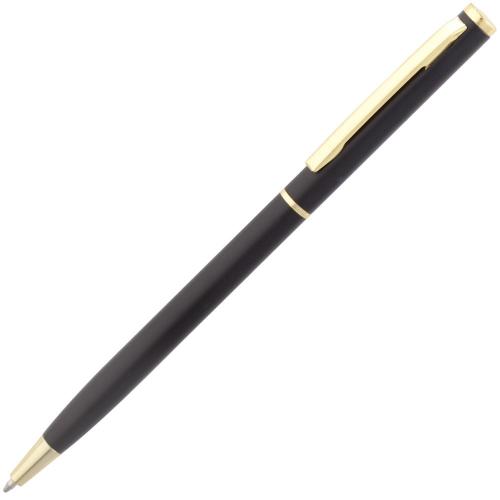 Ручка шариковая Hotel Gold, ver.2, матовая черная