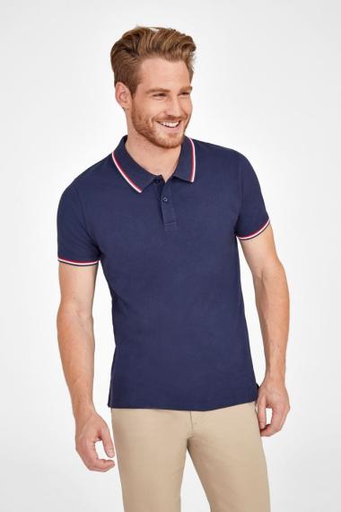 Рубашка поло мужская Prestige Men темно-синяя, размер 3XL