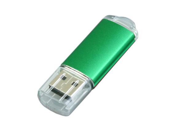 USB 2.0- флешка на 4 Гб с прозрачным колпачком