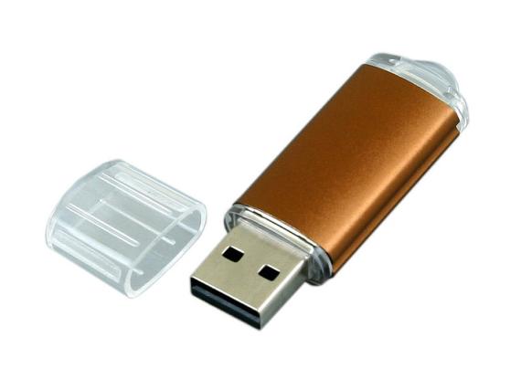 USB 2.0- флешка на 8 Гб с прозрачным колпачком