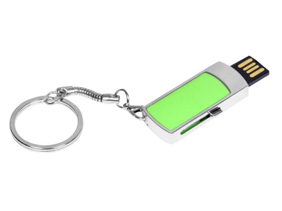 USB 2.0- флешка на 64 Гб с выдвижным механизмом и мини чипом