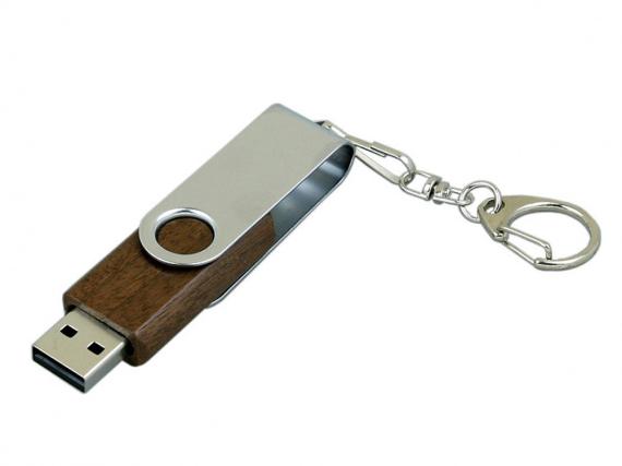 USB 2.0- флешка промо на 4 Гб с поворотным механизмом