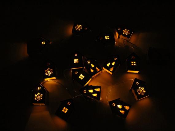 Елочная гирлянда с лампочками «Зимняя сказка»