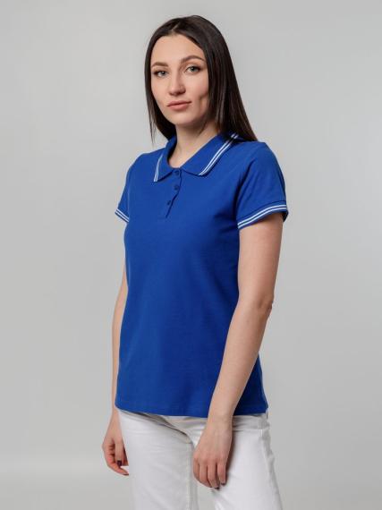Рубашка поло женская Virma Stripes Lady, ярко-синяя, размер M