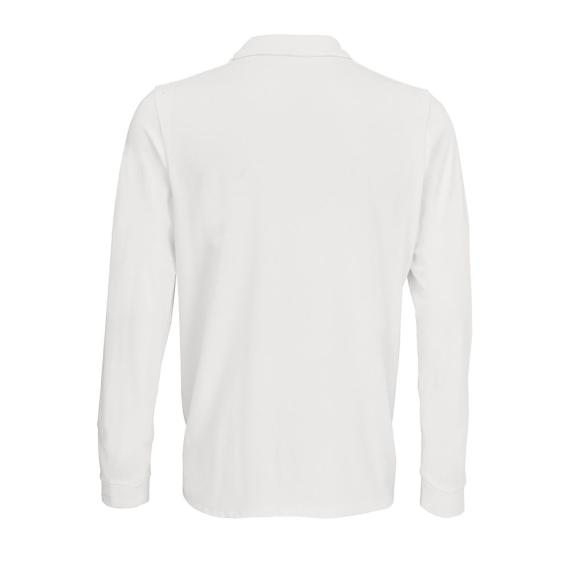 Рубашка поло с длинным рукавом Prime LSL, белая, размер XXL