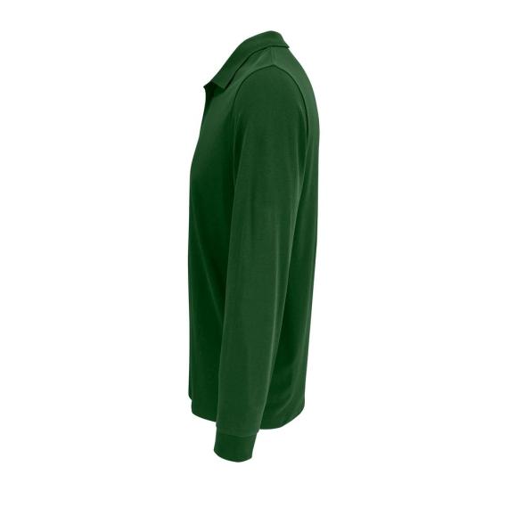 Рубашка поло с длинным рукавом Prime LSL, темно-зеленая, размер XXL