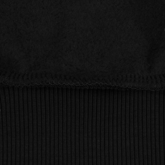 Толстовка на молнии с капюшоном Unit Siverga Heavy черная, размер XS