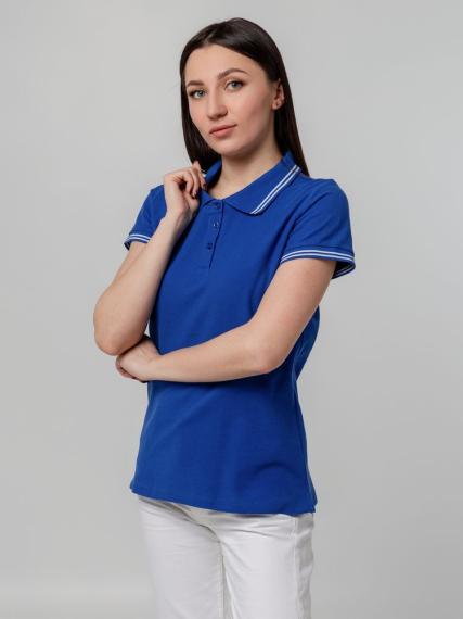 Рубашка поло женская Virma Stripes Lady, ярко-синяя, размер L