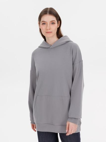 Худи оверсайз унисекс Outshine, серое, размер M/L