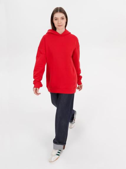 Худи оверсайз унисекс Outshine, красное, размер XL/2XL