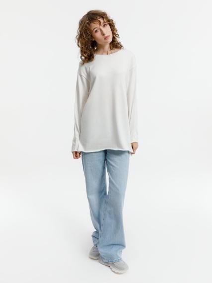 Лонгслив унисекс Siluetti Fuori, молочно-белый, размер L/XL