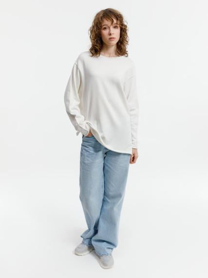 Лонгслив унисекс Siluetti Fuori, молочно-белый, размер L/XL