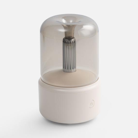 Увлажнитель-ароматизатор с подсветкой mistFlicker, молочно-белый