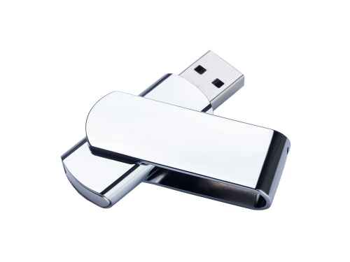 USB 2.0- флешка на 32 Гб глянцевая поворотная