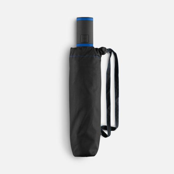 Зонт складной AOC Mini с цветными спицами, синий