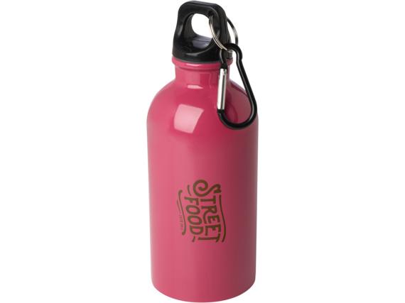 Одностенная бутылка для воды с карабином «Oregon», 400 мл