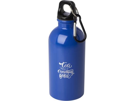 Одностенная бутылка для воды с карабином «Oregon», 400 мл