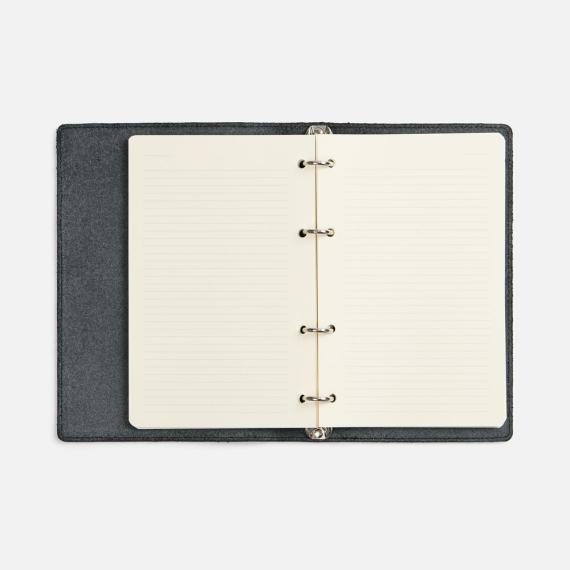 Ежедневник inStream, недатированный, черный