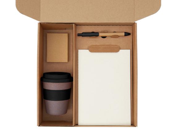 Набор «Halm» с блокнотом, ручкой и стаканом