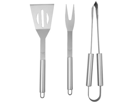 Набор для барбекю в кейсе: лопатка, щипцы, вилка «Salvy»