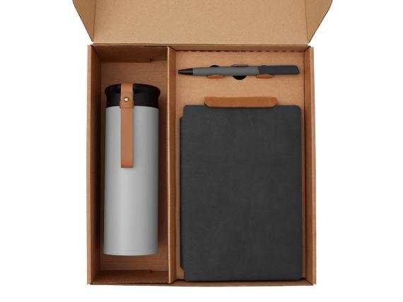 Набор «Draftea» с блокнотом, ручкой, термосом и чаем