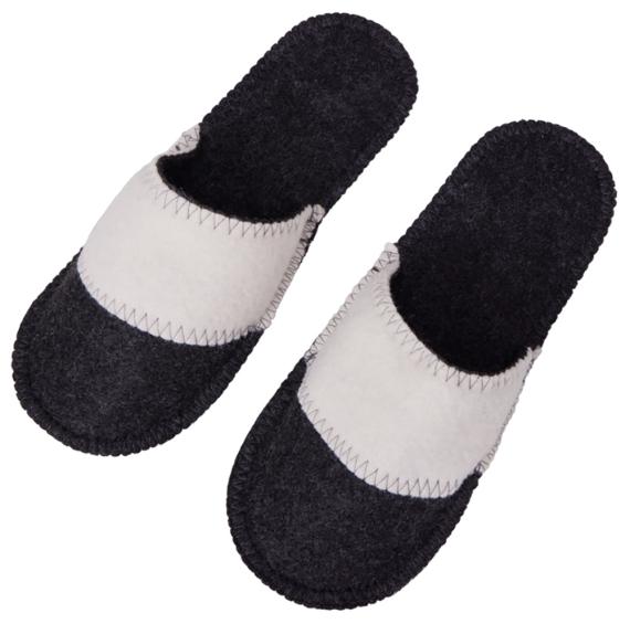 Тапочки двухцветные для бани и сауны «Healing»