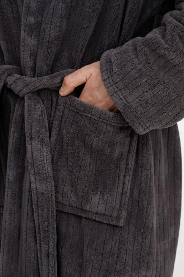 Халат флисовый Magic Mantle, темно-серый, размер M/L