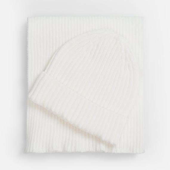 Шарф Laconi, молочно-белый