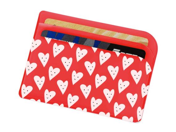 Картхолдер для 3-х карт с возможностью полноцветной печати, софт-тач