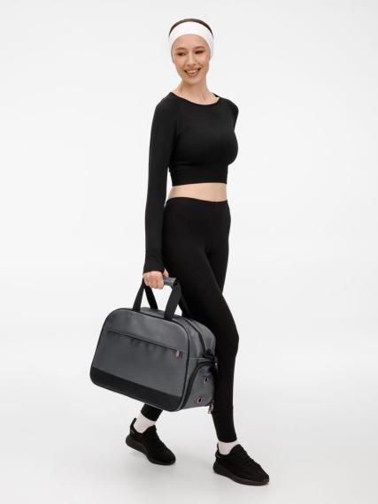 Спортивная сумка Atlantes, серая с черным