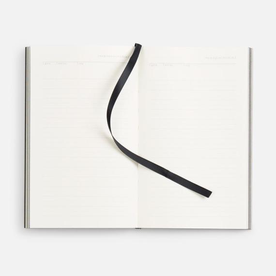 Ежедневник Flat Mini, недатированный, черный