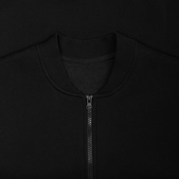 Бомбер унисекс Estado, черный, размер S