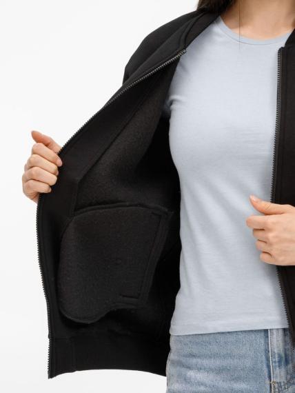 Бомбер унисекс Estado, черный, размер S