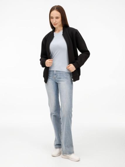 Бомбер унисекс Estado, черный, размер S