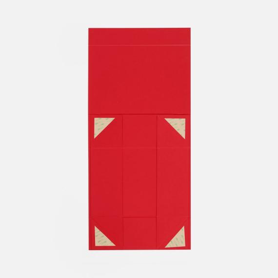 Коробка складная Quadra Fold, красная