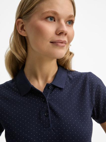 Рубашка поло женская Brandy Women темно-синий с белым, размер XS