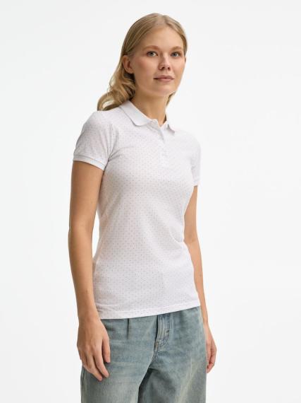 Рубашка поло женская Brandy Women белый/темно-синий, размер XL