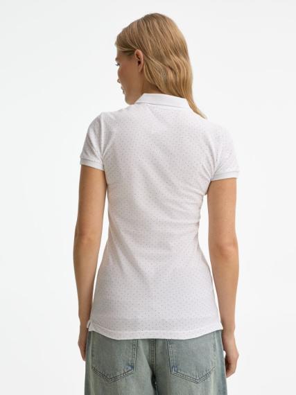 Рубашка поло женская Brandy Women белый/темно-синий, размер XL