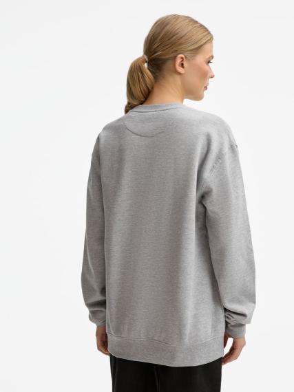 Свитшот унисекс Columbia, серый меланж, размер XXL