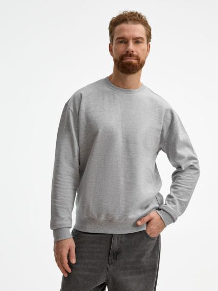 Свитшот унисекс Columbia, серый меланж, размер XXL