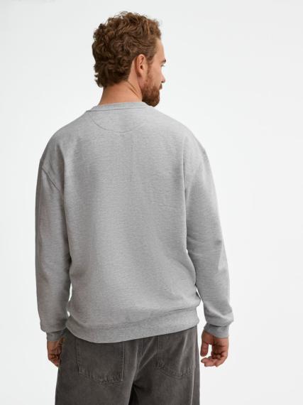 Свитшот унисекс Columbia, серый меланж, размер XXL