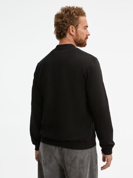 Бомбер унисекс Nuppu, черный, размер S