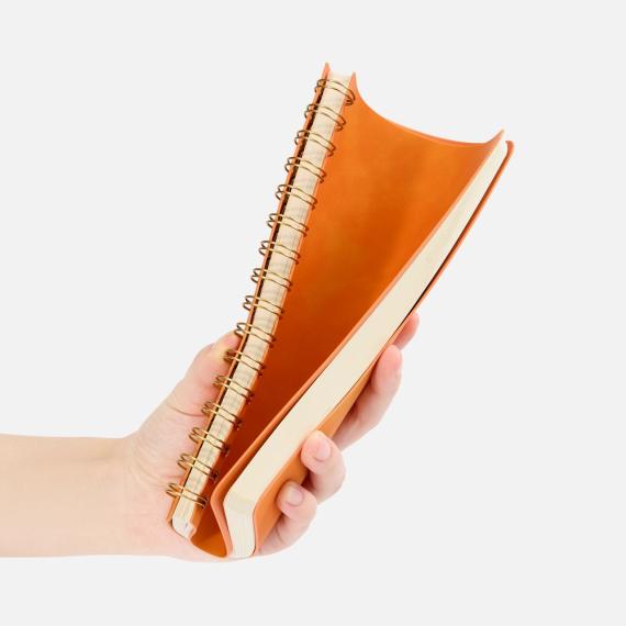 Ежедневник Spiral, недатированный, оранжевый