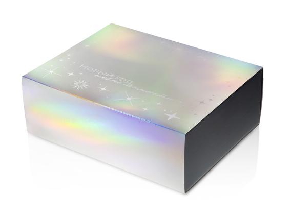 Подарочная коробка с голографическим шубером «Aurora», XL