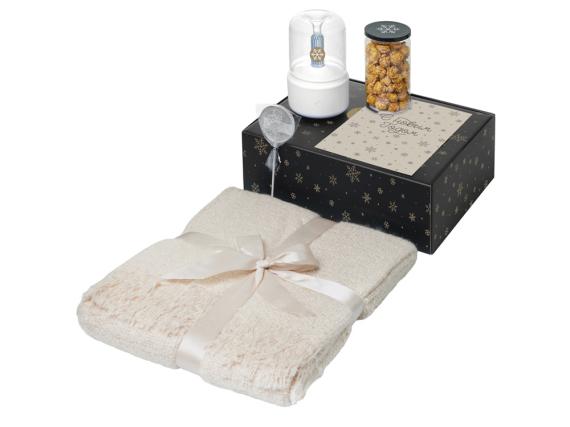 Подарочный набор «Re:Snug» с пледом, увлажнителем и попкорном