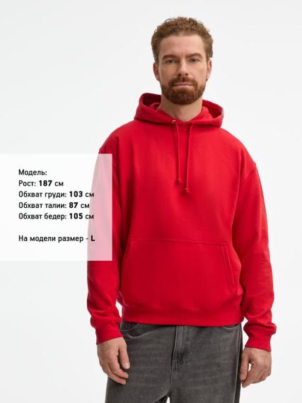 Худи унисекс Condor, красное, размер 3XL