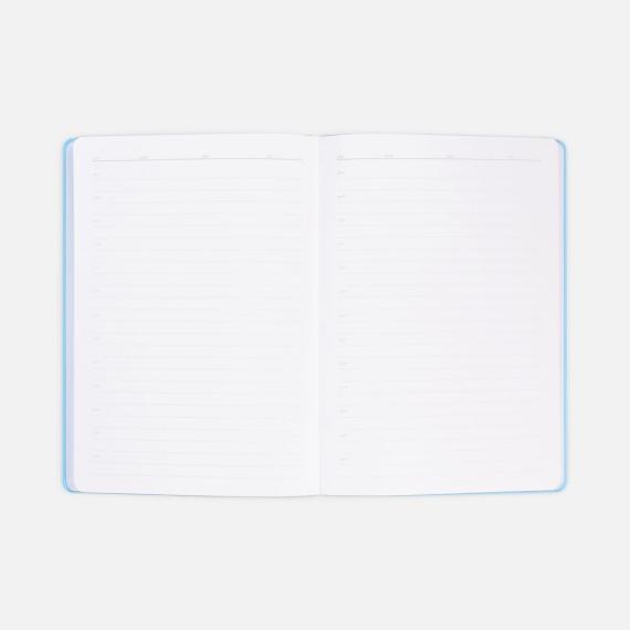 Ежедневник Flexpen Shall, недатированный, голубой