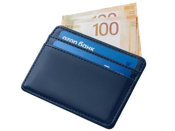 Картхолдер для двух карт и наличных денег с зажимом «Crave»